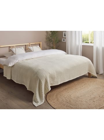 Beliani Tagesdecke CHAGYL in Beige - (W) 220 x (H) 1.25 x (L) 240 cm
