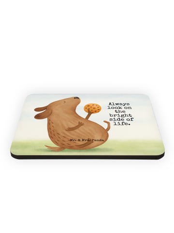 Mr. & Mrs. Panda Kühlschrankmagnet Hund Keks Design mit Spruch in Weiß