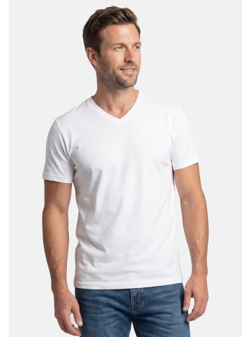 Lerros T-Shirt Basic in Schwarz / weiß