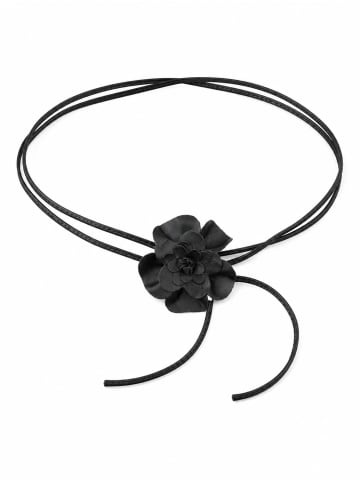 collezione alessandro Bindegürtel " Blüte " in schwarz