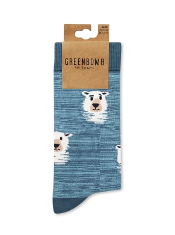 GreenBomb Socks Icebear Hunt 2 in Mix