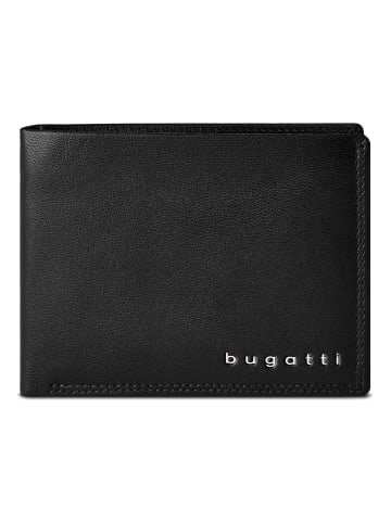 Bugatti Valencia Geldbörse RFID Schutz Leder 12 cm black