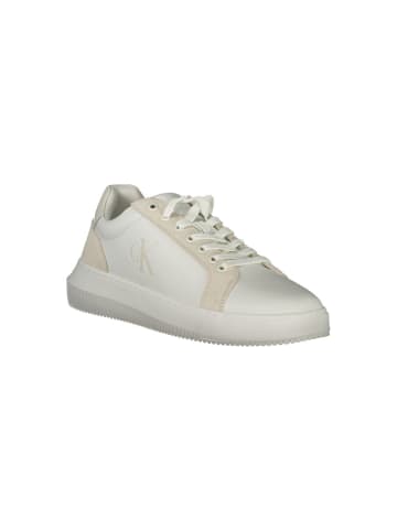 Calvin Klein Weiße Polyurethan-Sneaker