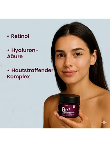 Dr Botanicals Straffende Nachtcreme mit Hyaluron & Retinol Wirkstoffen 60 ml