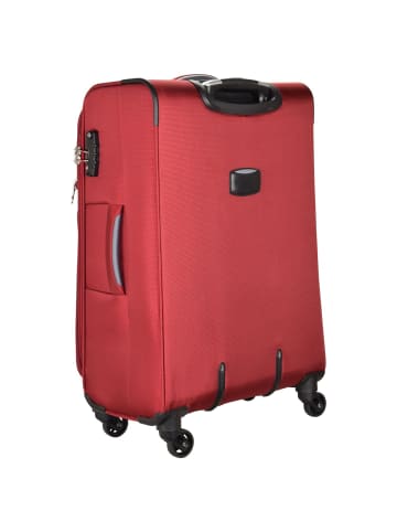 D&N Travel Line 6400 4-Rollen Trolley 78 cm bordeaux