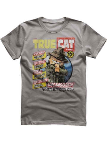 Garfield T-Shirt "True Cat Cases Cover T-Shirt" in Grau