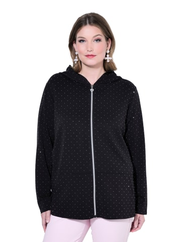 MIAMODA Sweatjacke in schwarz