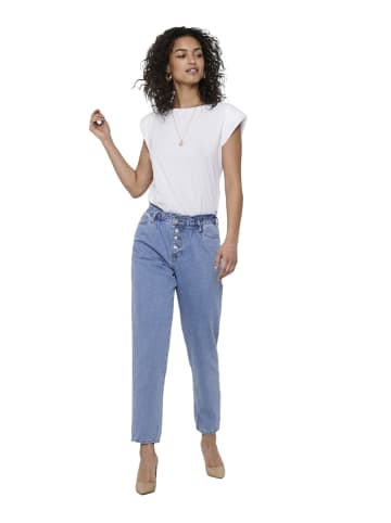 ONLY Jeans ONLCUBA LIFE HW SLOUCHY DNM DOT743 regular/straight in Blau