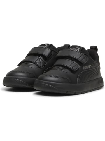 Puma Kinder Sneaker "Courtflex V3 V Inf" in Schwarz