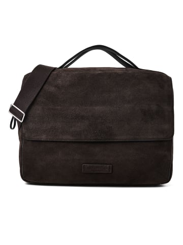 Marc O'Polo Aktentasche Leder 38 cm Laptopfach burnt coffee