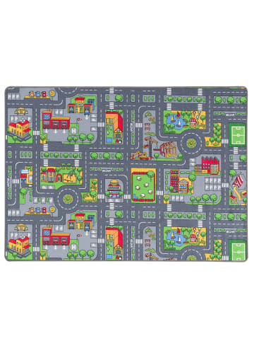 Pergamon Kinderteppich Beidseitig Metropolis in bunt