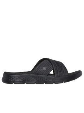 Skechers Pantolette in schwarz