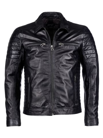 Maze Lederjacke in schwarz