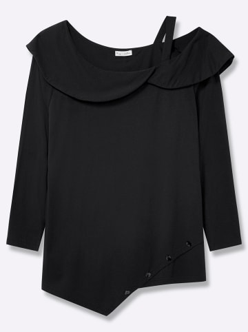 sheego by Joe Browns Langarm-Shirt in schwarz