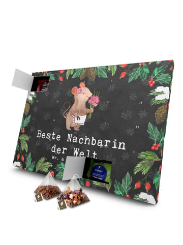 Mr. & Mrs. Panda Tee Adventskalender Maus Beste Nachbarin der We... in Kreidetafel