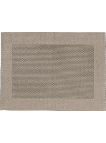 Erwin Müller Tischset 4er-Pack Lissabon in cappuccino