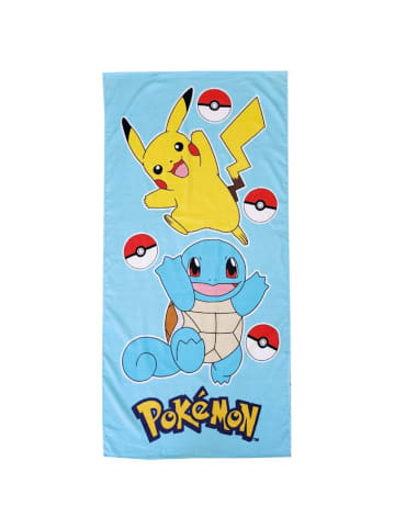 Pokémon Pokémon Handtuch 70x140 cm Baumwolle weich Badetuch saugfähig in Mehrfarbig