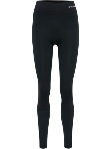 Hummel Hummel Leggings Hmlclea Yoga Damen Atmungsaktiv Schnelltrocknend Nahtlosen in BLACK MELANGE