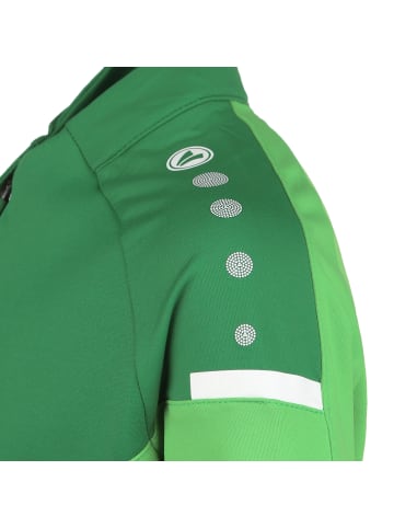 Jako Sweatshirt Champ 2.0 Ziptop in grün / dunkelgrün