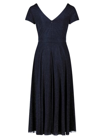 Vera Mont Cocktailkleid im Glitzer-Look in Dunkelblau/Grau