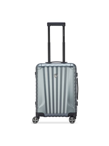 Roncato Uno Aluminium 4-Rollen Kabinentrolley Aluminium 55 cm arctic grey