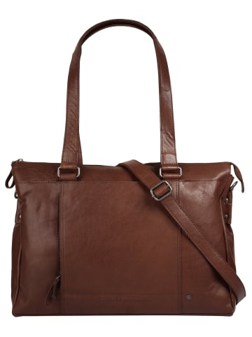 SPIKES & SPARROW Shopper in cognac