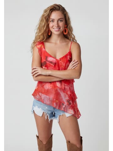 IZIA Women Top in red
