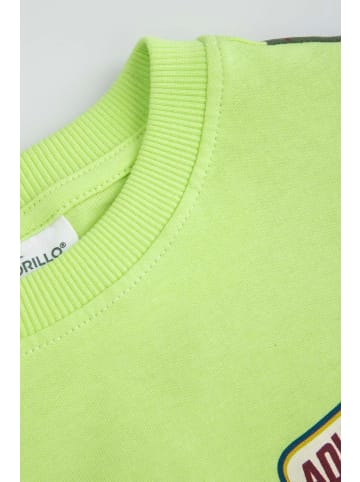 Coccodrillo Baumwoll-langarmshirt in limonengrün