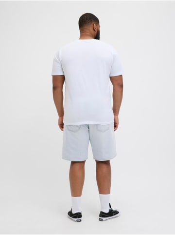 JACK & JONES PLUS Jeans-Shorts in Light Blue Denim