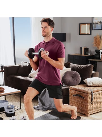 Erwin Müller Microfaser Freizeithose, kurz in schwarz