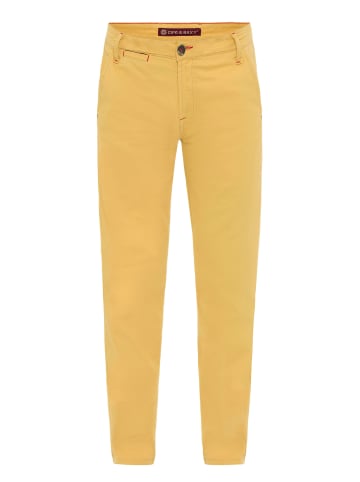 Cipo & Baxx Stoffhose in MUSTARD