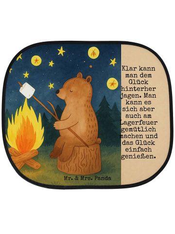 Mr. & Mrs. Panda Sonnenschutz Auto Bär & Marienkäfer Lagerfeuer ... in Weiß