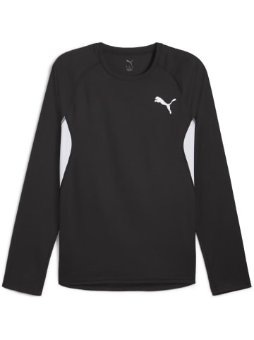 Puma T-Shirt "Cross The Line Longsleeve Tee 3.0" in Schwarz