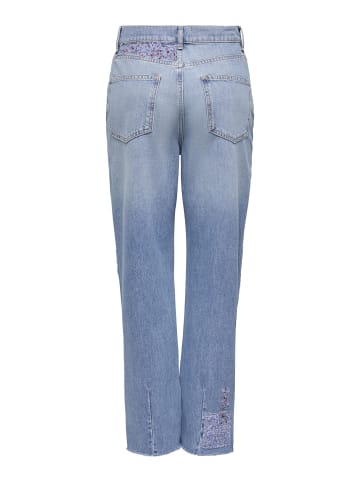 ONLY Baggy Fit Jeans in Medium Blue Denim
