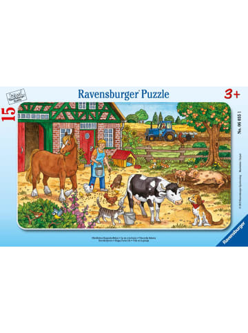 Ravensburger Glückliches Bauernhofleben. 15 Teile Rahmenpuzzle