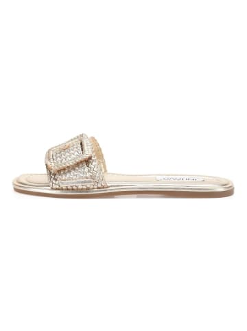 Pantoletten Gold