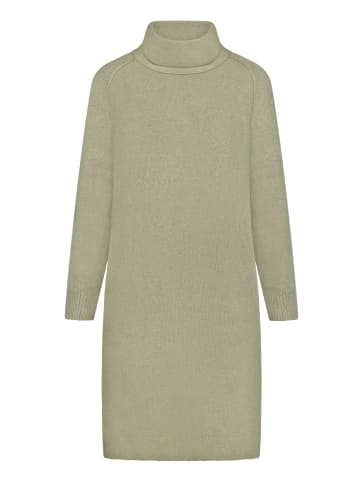 CARTOON Strickkleid mit Turtle Neck in Pale Khaki