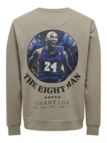 ONLY & SONS Sweatshirt in Vintage Khaki