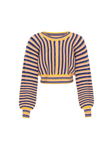 IZIA Sweater in navy multicolor