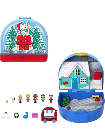 Mattel Polly Pocket + Peanuts Sammler-Schatulle Minipuppen Spielset Zubehör 4+ JFV05