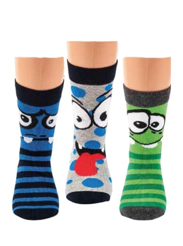 Riese Socken „FACE“ in multicolor