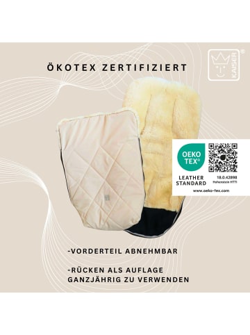 Kaiser Naturfellprodukte Lammfell - Kinderwagen Fußsack Coosy cream