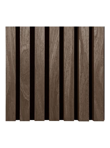 ebuy24 Akustikpaneel Porto  Walnuss 2er Set