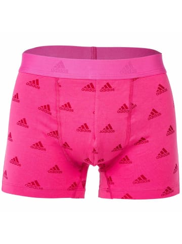 adidas Boxershort 3er Pack in Pink/Schwarz