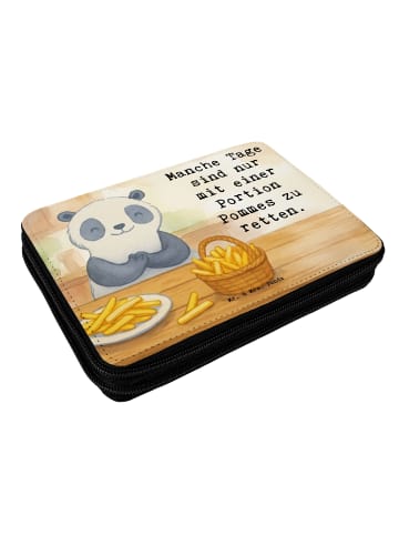 Mr. & Mrs. Panda Menschrmäppchen Panda Pommes Gebet Design mit... in Weiß