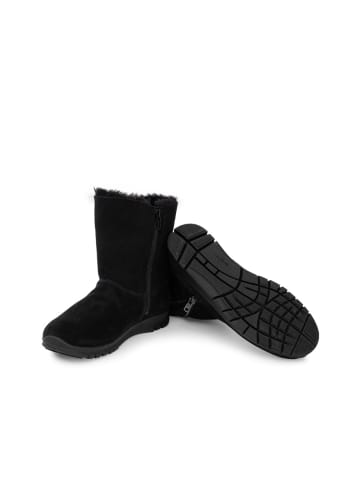 VITAFORM Veloursleder & Doubleface Stiefeletten in schwarz