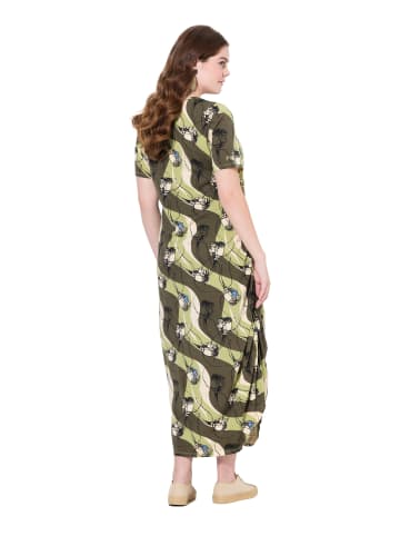 Ulla Popken Midikleid in khakibraun