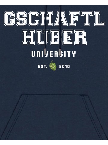 wat? Apparel Sweatshirt Gschaftlhuber University in Dunkelblau