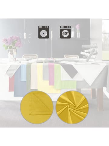 REDBEST Baumwolle Mitteldecke Seattle in gelb