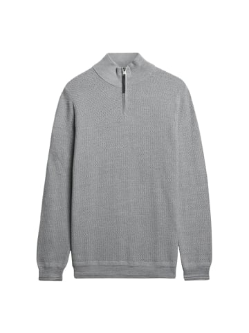 Superdry Strickpullover in Hellgrau